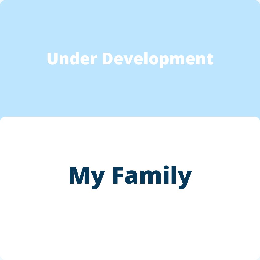 My family in Arabic